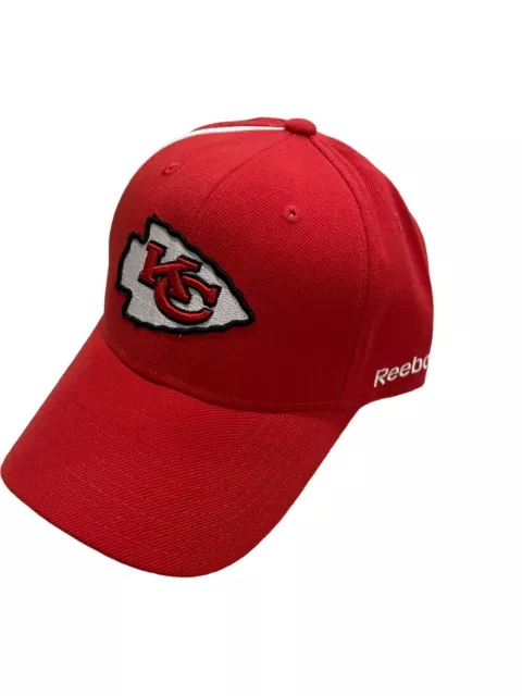 Kansas City Chiefs Team Color Structured Adjustable Hat By Reebok 2