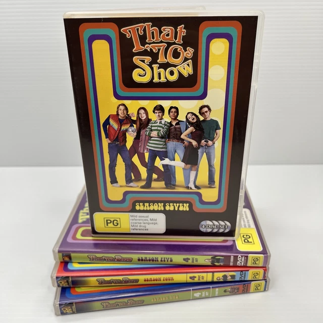 That ‘70s Show Season 2 4 5 7 DVD Region 4 Ashton Kutcher Topher Grace Comedy TV