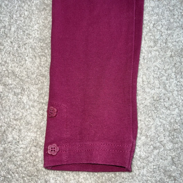 Jojo Maman Bebe Girls Mulberry Leggings Age 5-6 2