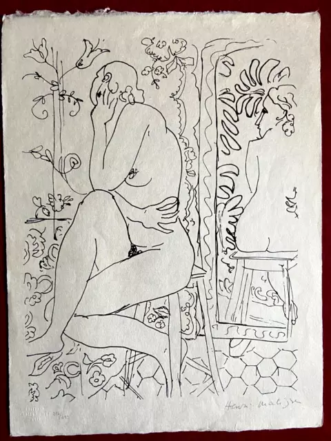 Henri Matisse Litografia 1960[Pablo Picasso Egon Schiele Amedeo Modigliani]