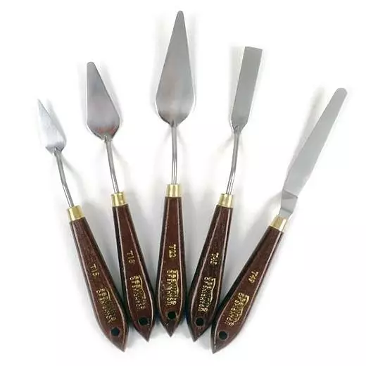 Seawhite Metal Palette Knife Set 5pcs