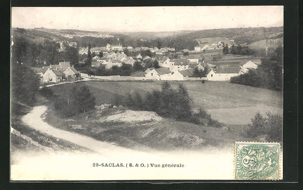 Carte Postale Ancienne De St-ALYRE – Vue Générale (réf. 407911)