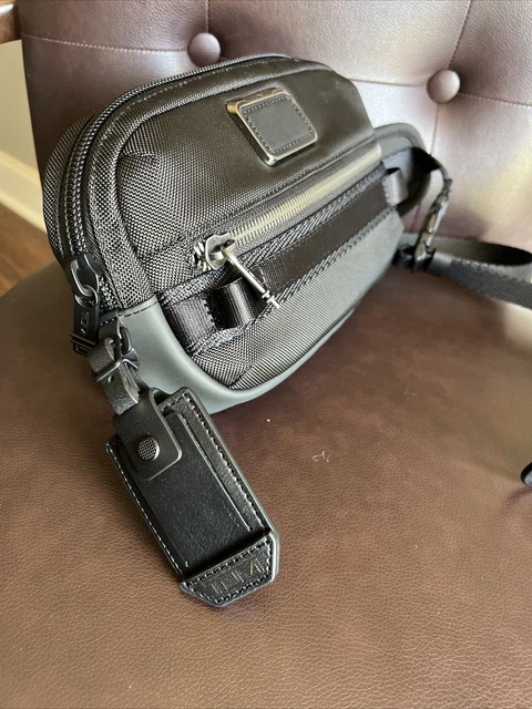 Tumi Recruit Alpha Bravo Sling Bag Crossbody Black 142491 $325 3