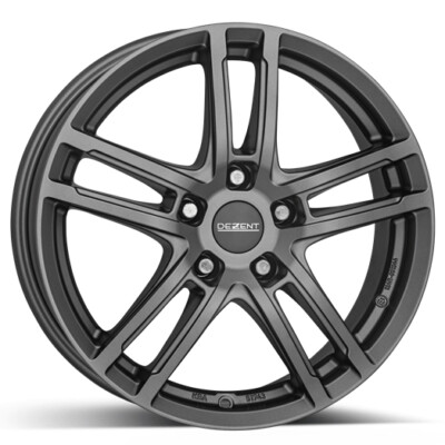 CERCHI DEZENT TY GRAPHITE 7.5jx17 et40 5x112 per FIAT 500 Cerchi in lega CROMA 