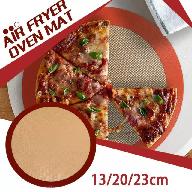 Tappetino rotondo in silicone, teglie resistenti al calore, pad, friggitrice ad aria forno Q3 (