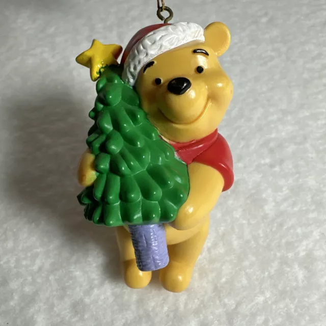 Vintage DISNEY WINNIE THE POOH with Christmas Tree Ornament