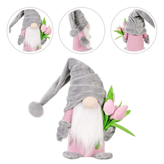 Fleurs De Printemps Nain Gnome Fête Des Mères Gnomes Cadeau Décoration De La Maison N6258