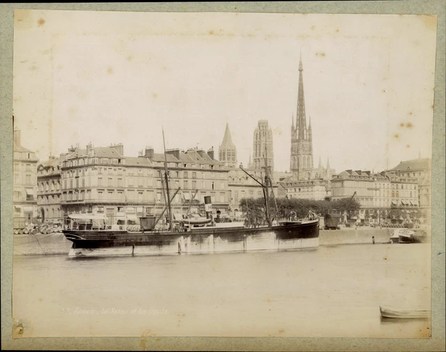 Tirage Albuminé Ancien - Vue Générale De Lyon, France, Vers 1875 | Format 13x18 Cm