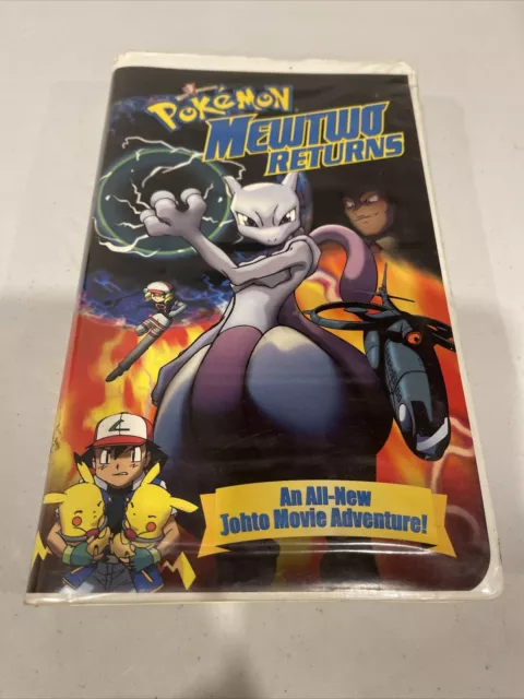 Pokemon: Mewtwo Returns RARE (VHS, 2001, Clamshell Packaging) 85392214235