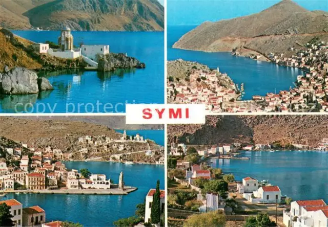 73688114 Symi Teilansichten Kuestenort Insel in der aegaeis Symi