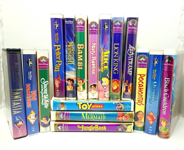 17 1CLASSIC DISNEY VHS Tapes The Classics, Gold, and Masterpiece