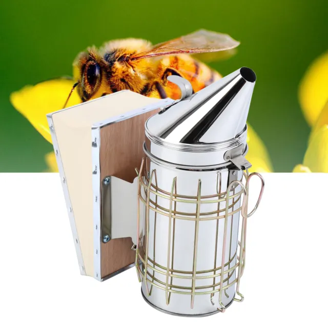 Edelstahl Smoker Imkerei Imker Bienen Bee Beekeeping Imkereibedarf Equipment DE