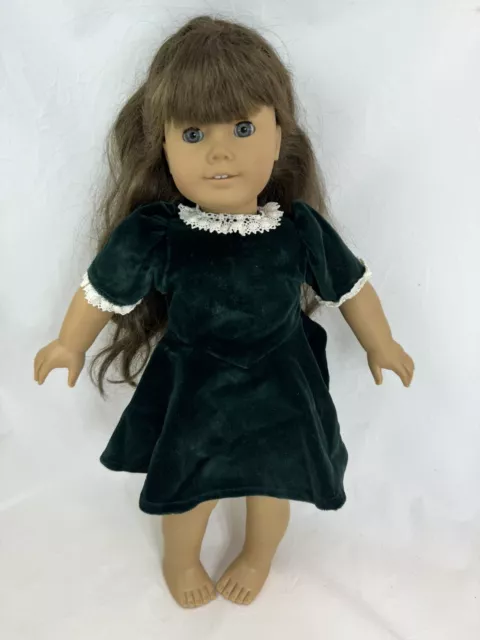 Pleasant Company Doll Molly McIntire '90’s American Girl 18" Doll Green Dress