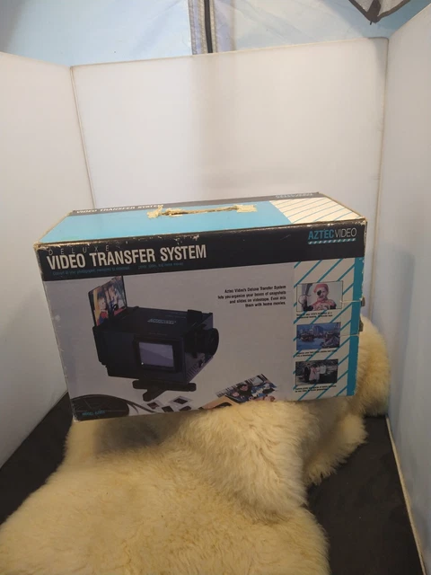 Aztec Deluxe Video Transfer System Converts Movie Slides Prints Azvc5