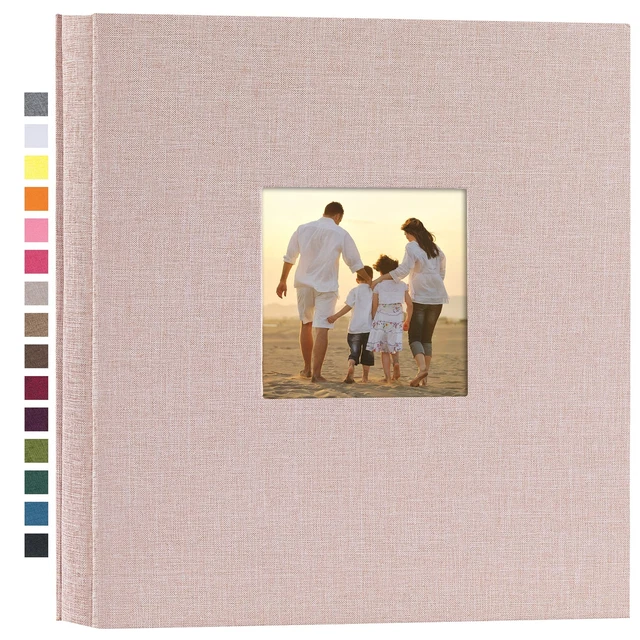 Linen Hardcover Photo Album 4x6 600 Photos Large Capacity for Famil...