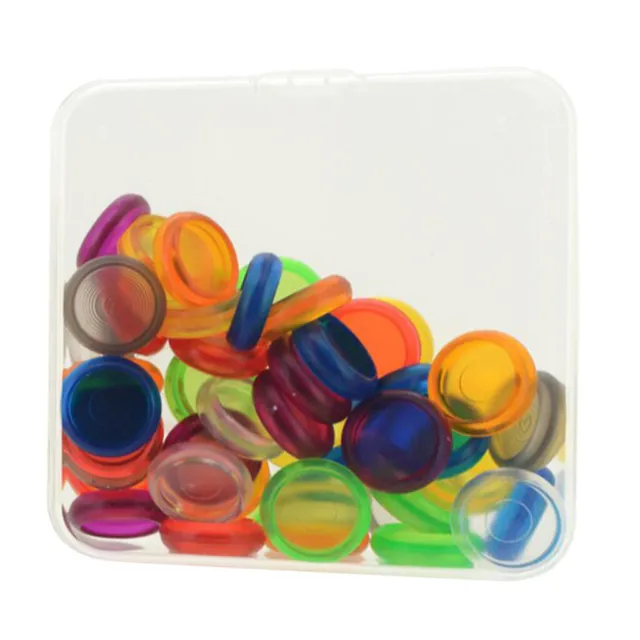Lots 50 18mm Plastic Discs Binding Holder DIY Buckle Notebook