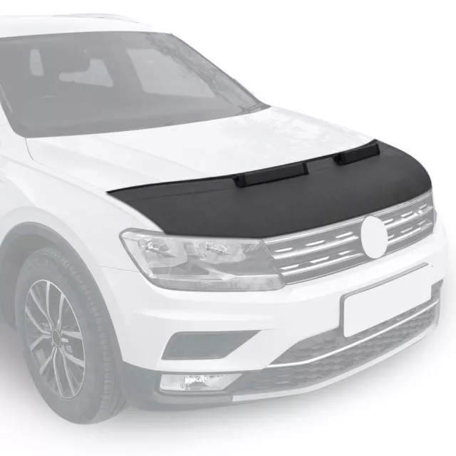 Haubenbra Steinschlagschutz Bonnet Bra für Ford Kuga 2012-2019 Schwarz Halb