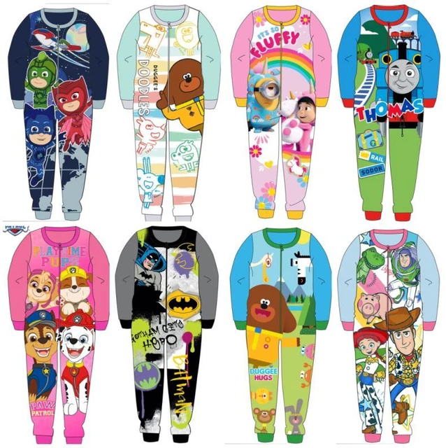 Disney Tutto IN Un Pigiama Bambini Bambine Super Morbido Pile
