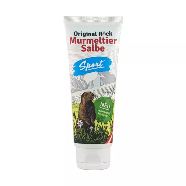 Original Röck Murmeltiersalbe Sport mit verbesserter Rezeptur Inhalt je 75 ml