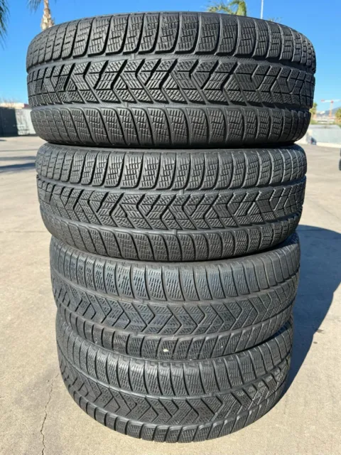 4 Pneumatici Seminuovi Pirelli Scorpion Winter 235/55R19 105H Gomme Usate