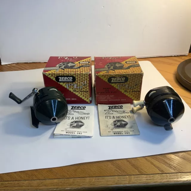 TWO Fishing Reels ZEBCO 202