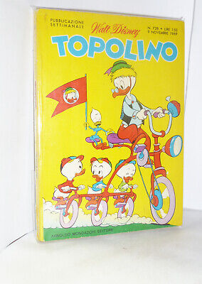 Topolino - N. 728 - 9 Novembre 1969 - Walt Disney - Mondadori - Fumetto Ottimo