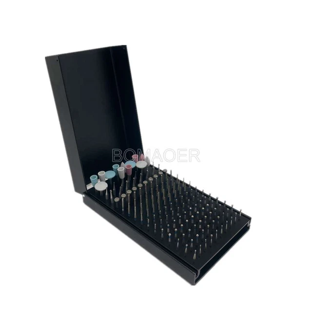 ALUMINIUM DENTAL BUR Burs Holder Block Disinfection Box Autoclave 30 Holes'; WY4 7.94 PicClick AU