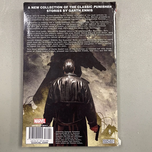 The Punisher Max TPB Set + Born Garth Ennis Marvel Comics 17