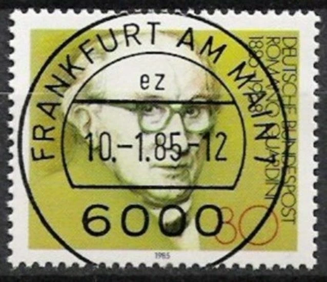 BUND Nr.1237 Romano Guardini 1985 Vollstempel ffm