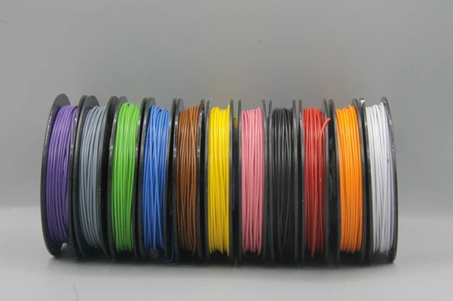 Kadimendium Wickeldraht 30AWG – Verzinnte Kupferlitze 0,25mm, 200 Meter (Blau) Für Elektronik Und Lötarbeiten