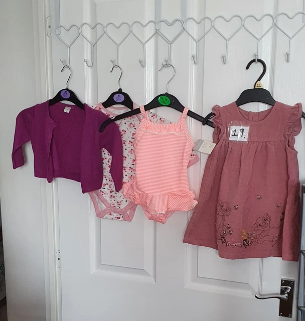 baby girls bundle joblot 9-12m clothes disney the lion king dress cardi swimsuit