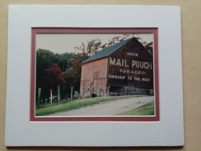Mail Pouch Tobacco Barn Farm Wall Picture 8x10 Art Print 1995 Sedler Photography