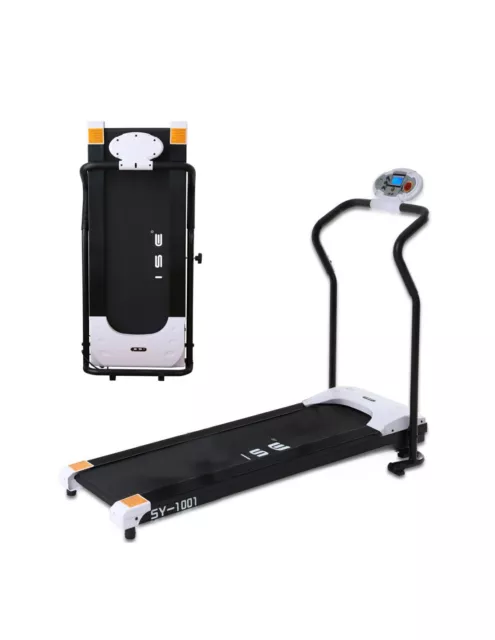 ISE Tapis de course et de marche électrique pliable compact fitness cardio sport