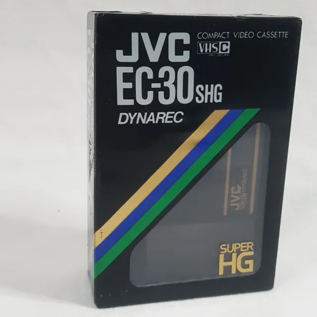 JVC EC-30 SHG VHS PAL Secam Camcorder Cassette Compact Tape New Sealed