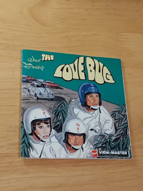 1968 Herbie The Love Bug VIEWMASTER B-501 3 reels Sleeve/Booklet Walt Disney