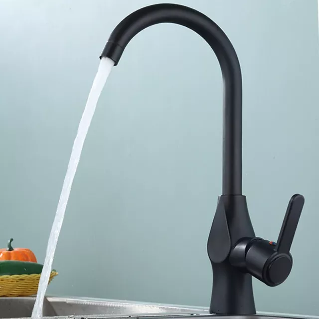 Premium Küchenarmatur Drehbar Waschbecken Spüle Kalt Heiß Mixer Wasserhahn in