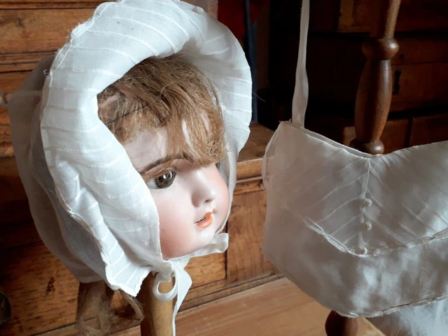 Chapeau de poupée ancienne Jumeau ou autre poupée de taille 10 à 12