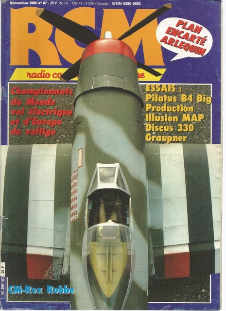 Revue RCM N°140 - Occasion - Plans Gratuits De Modélisme (Funniness, Airone, Etc.)