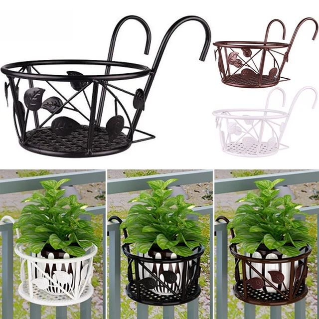 de fenêtre Rampes Pot de planteur, Garde-corps Balcon Pot à fleurs suspendu,