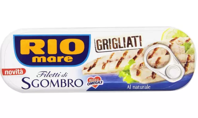 7 PEZZI  Rio Mare - Filetti Di Sgombro Grigliati Al Naturale, Ricco Di Omega 3