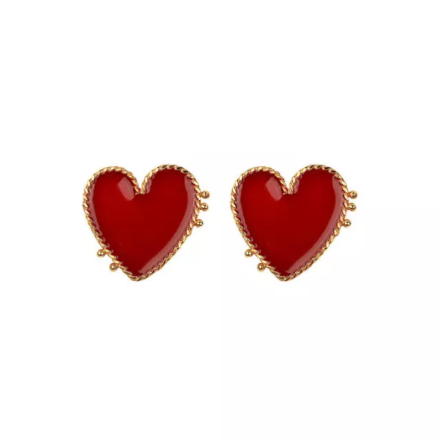 Fashionable Ear Studs Earring Love Heart Earrings Statement