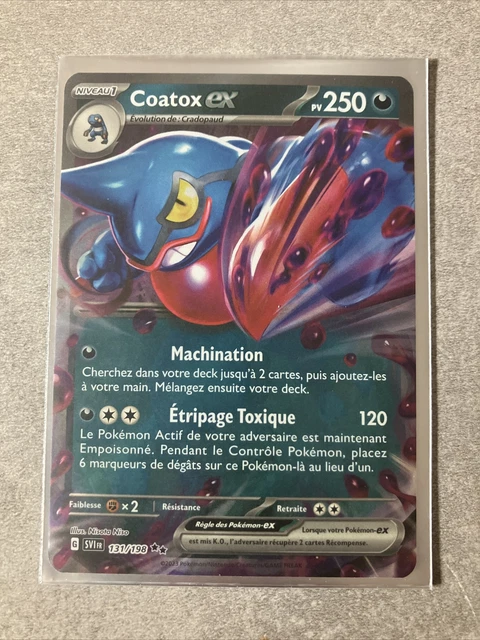 CARTE POKEMON COATOX ex neuve 131/198 Ecarlate et violet fr EUR 3,00