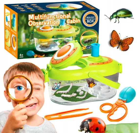 Multifunctional Educational Set Insect Observation and Breeding Magnifying Glass
