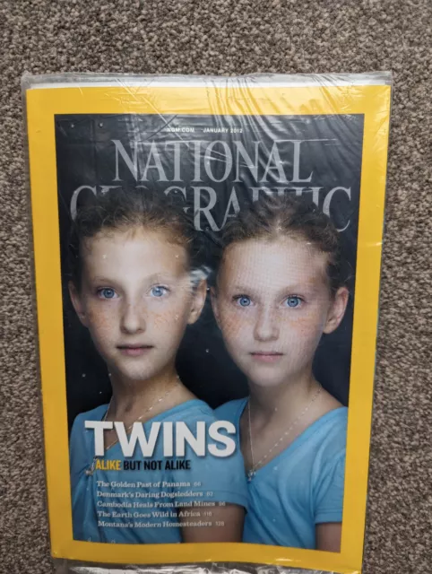 National Geographic Magazine Januar 2012. Zwillinge. Panama. Kambodscha. *neu*