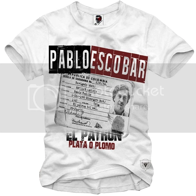 E1Syndicate T-Shirt Pablo Escobar Medellin Scarface Dope Cocaine Coke 2261