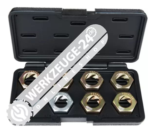 KS Tools Antriebswellen-Gewindereparatur-Satz, Boulon de Moyeu de Roue Etc 8-tlg