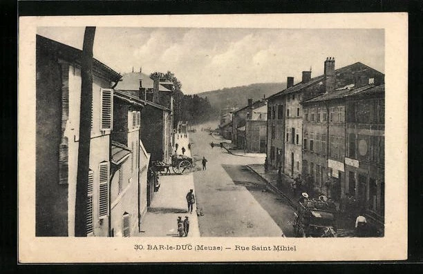 CPA Bar-le-Duc, Rue Saint Mihiel