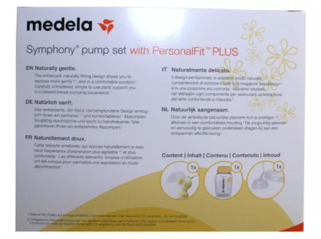 MEDELA Symphony® Einzelpumpset mit PersonalFit™ PLUS Brusthaube, Größe M 3