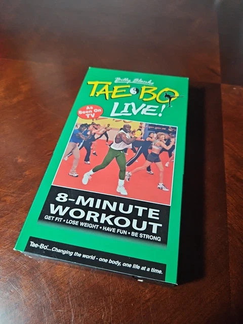 BILLY BLANKS' TAE Bo Live! 8-Minute Workout Video VHS Tape 1999