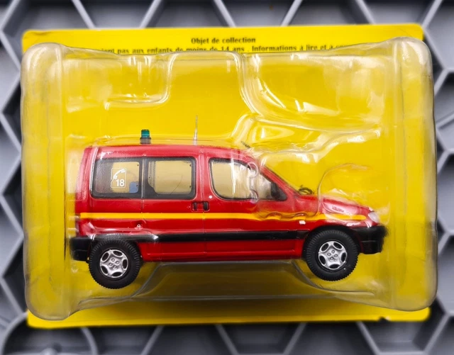 voiture peugeot expert sapeurs pompiers 1/43 solido made in france